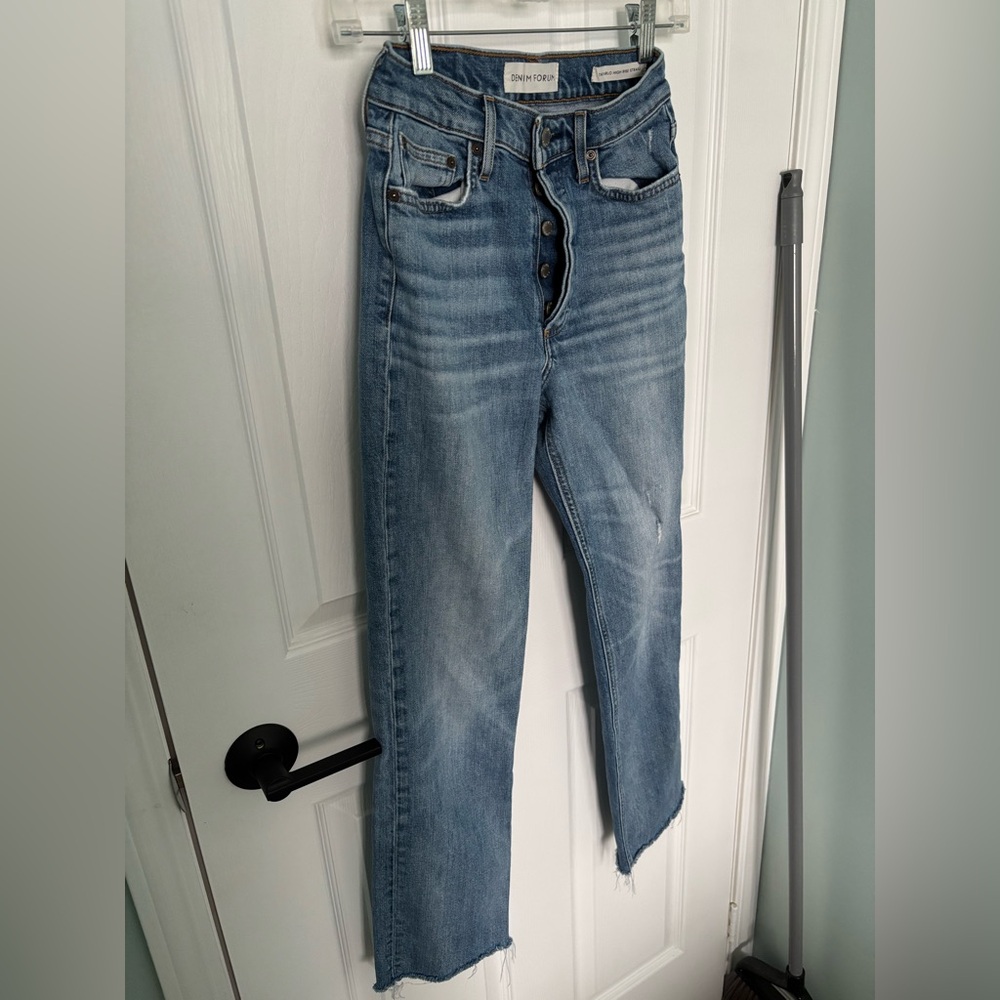 Denim Forum The Arlo High Rise Straight Size 25 - Picture 9 of 9